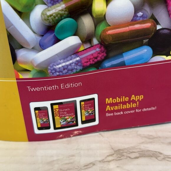 Nurse’s drug handbook 2021 twentieth edition education book - Picture 3 of 6